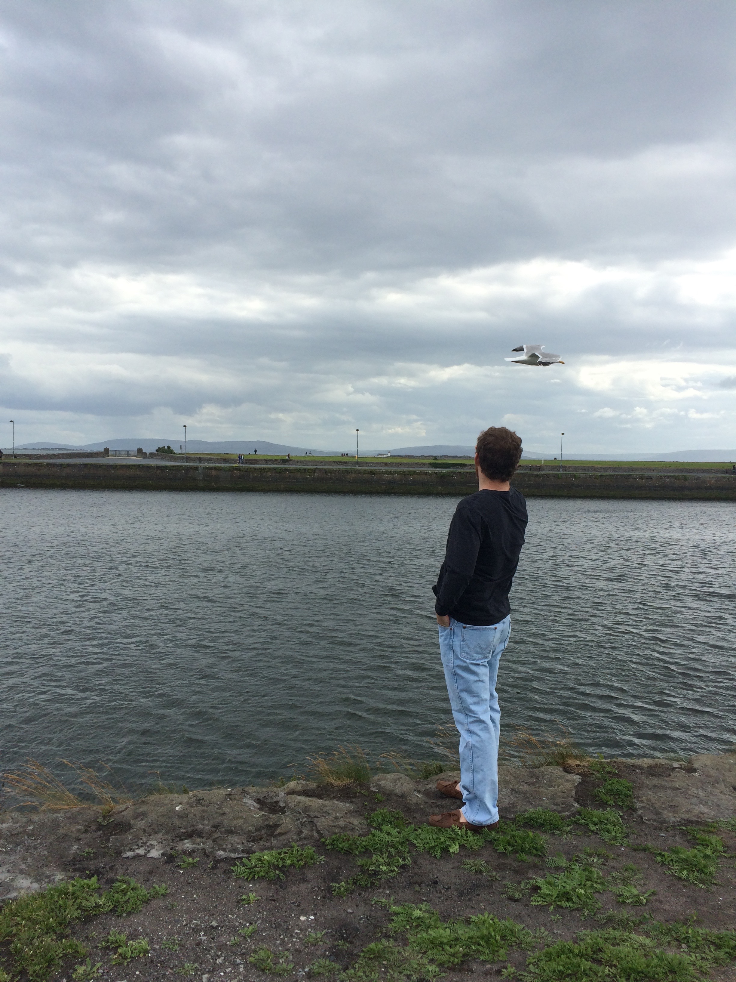 Looking out to sea from Galway