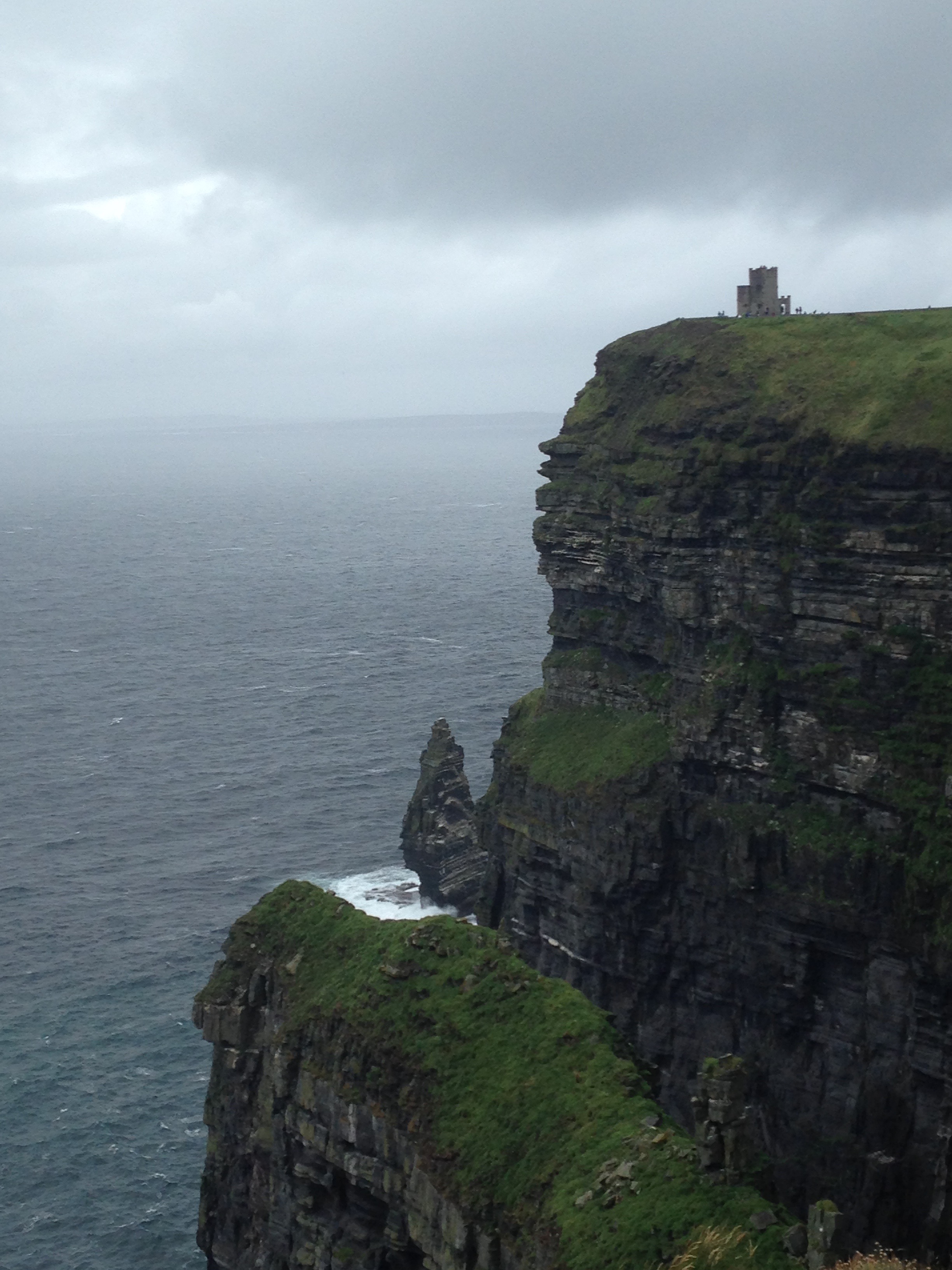 Cloudy day at the Cliffs of Moher!