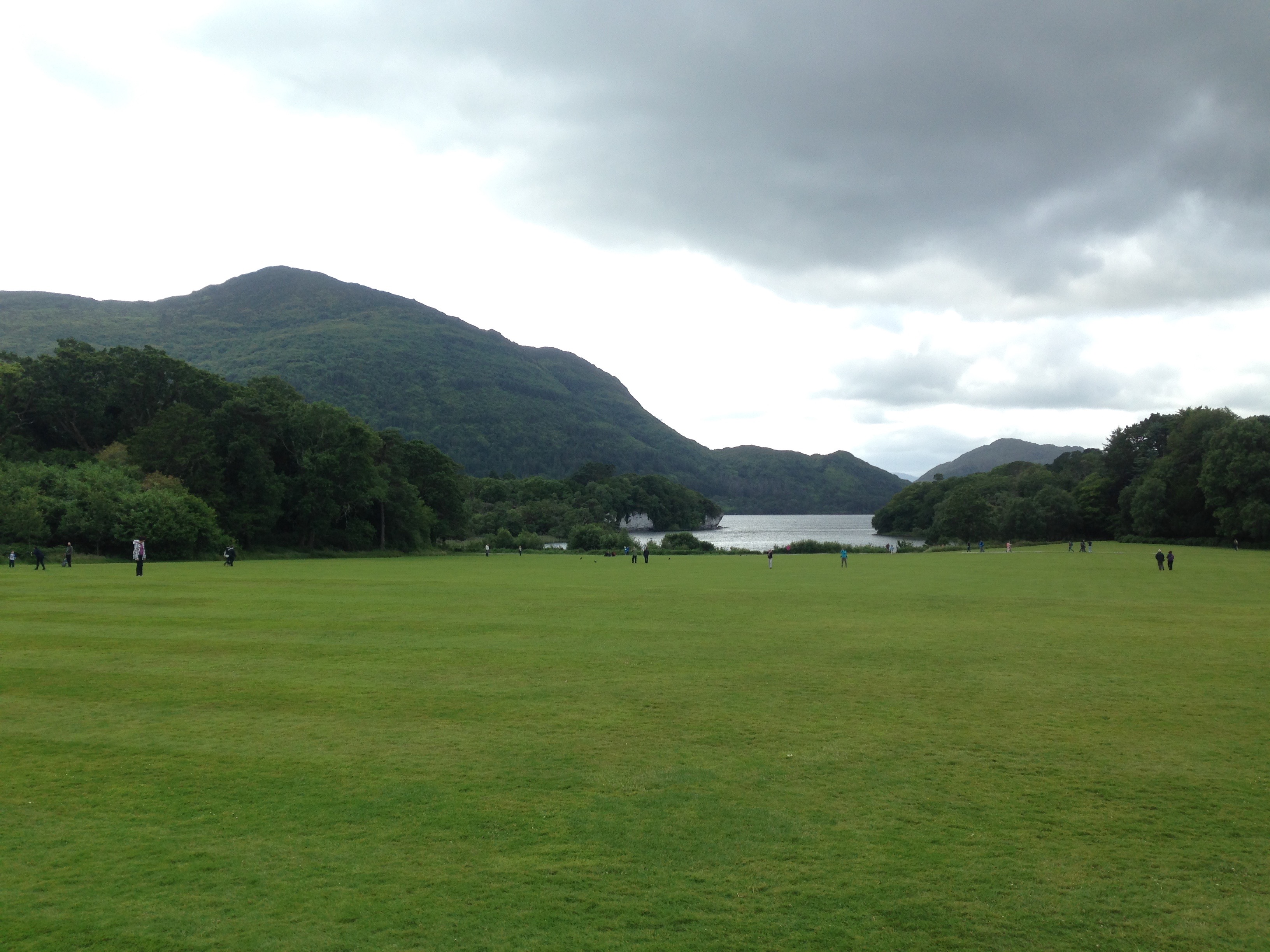 The view across Muckross Lake