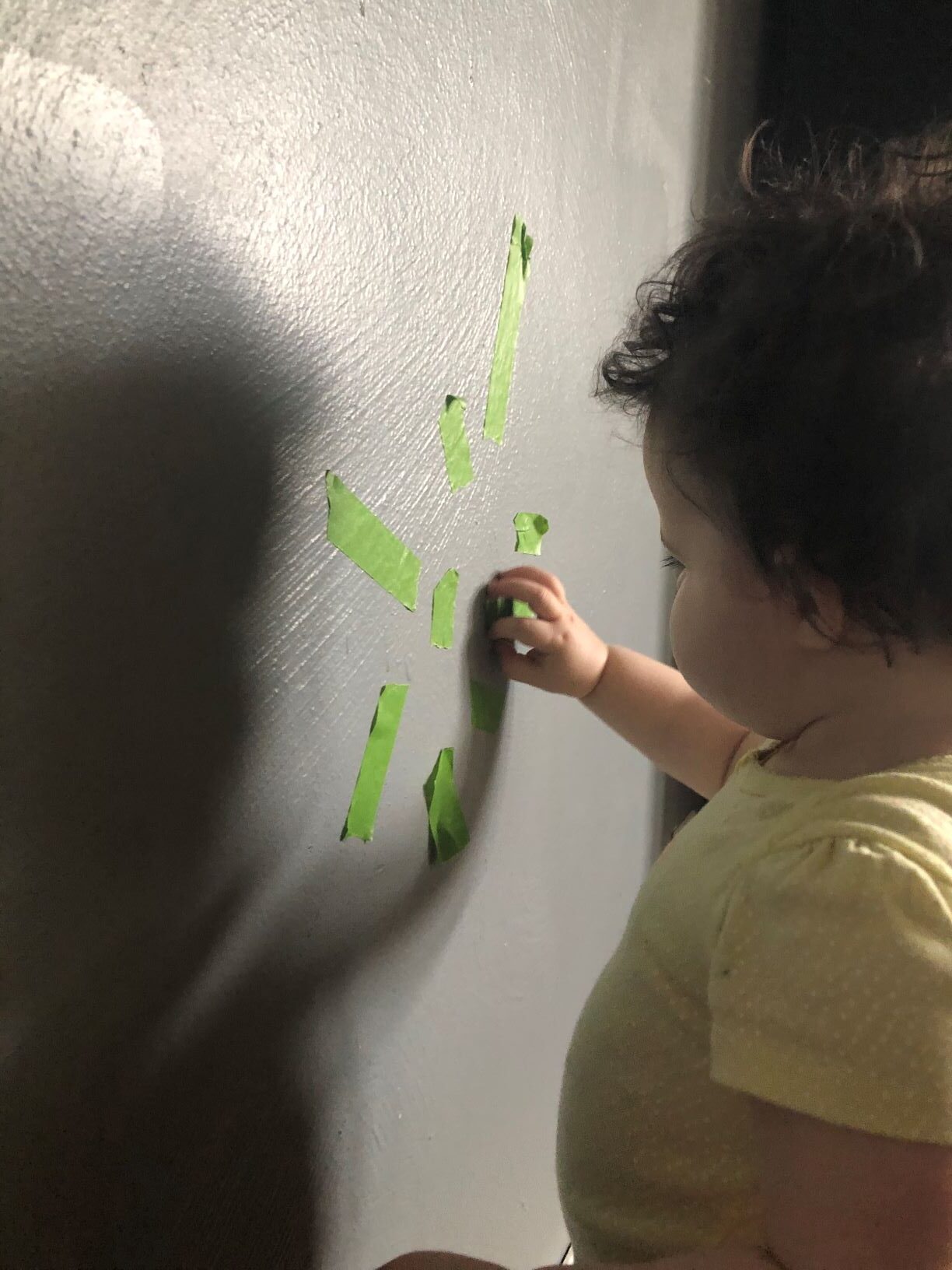 sensory play tape game