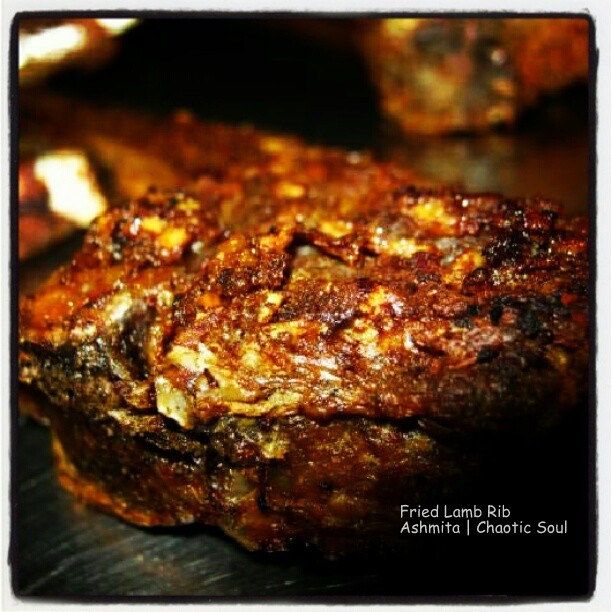 Fried Lamb Rib