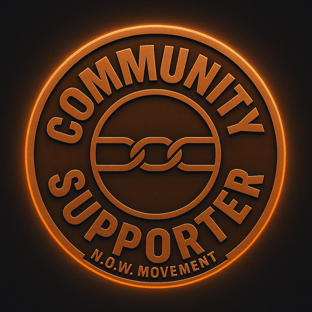 Community Supporter – N.O.W. Movement crest
