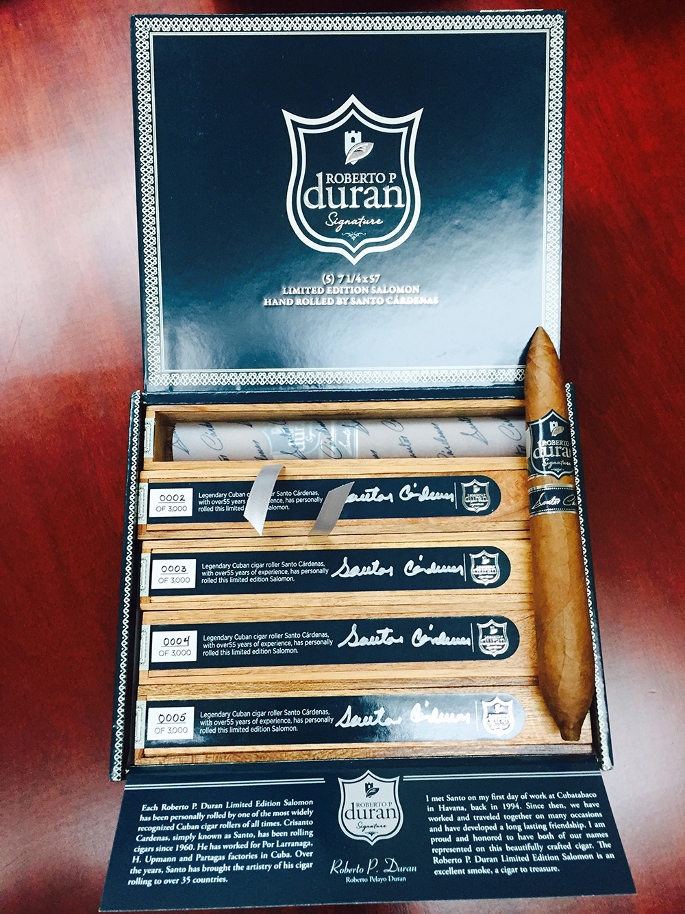 Duran Releasing Crisanto “Santo” Cárdenas Signature *UPDATE* –