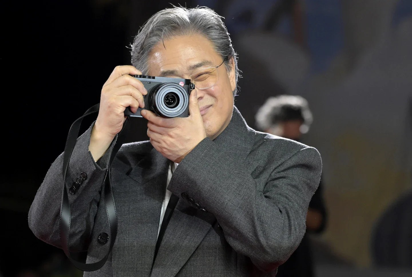 Park Chan-wook arrives for the premiere of âNo Other Choiceâ at the 82nd annual Venice International Film Festival on Friday. CREDIT: Riccardo Antimiani - EPA - Shutterstock