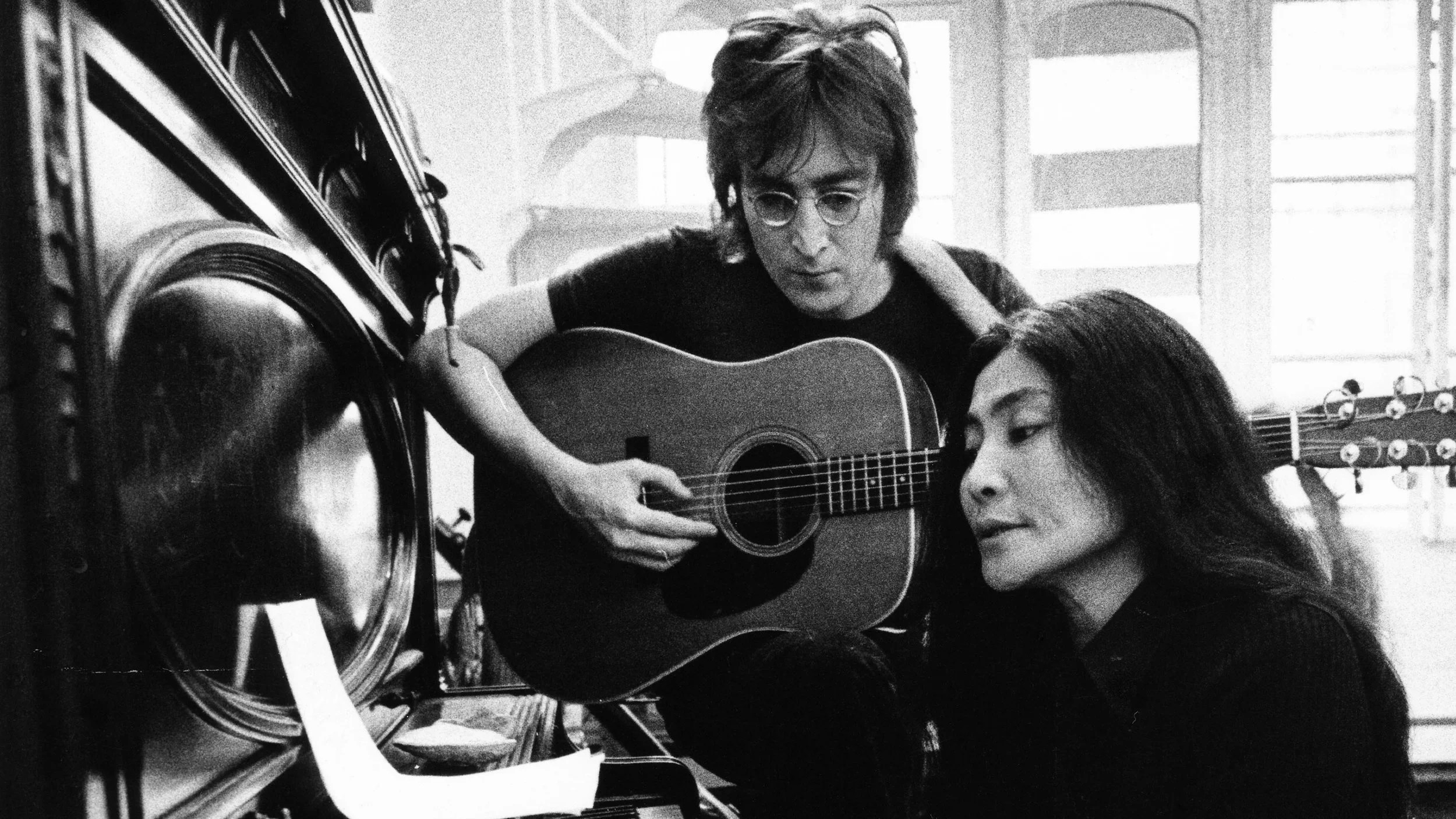 Yoko Ono and John Lennon in a scene from “One to One: John & Yoko.” Magnolia Pictures