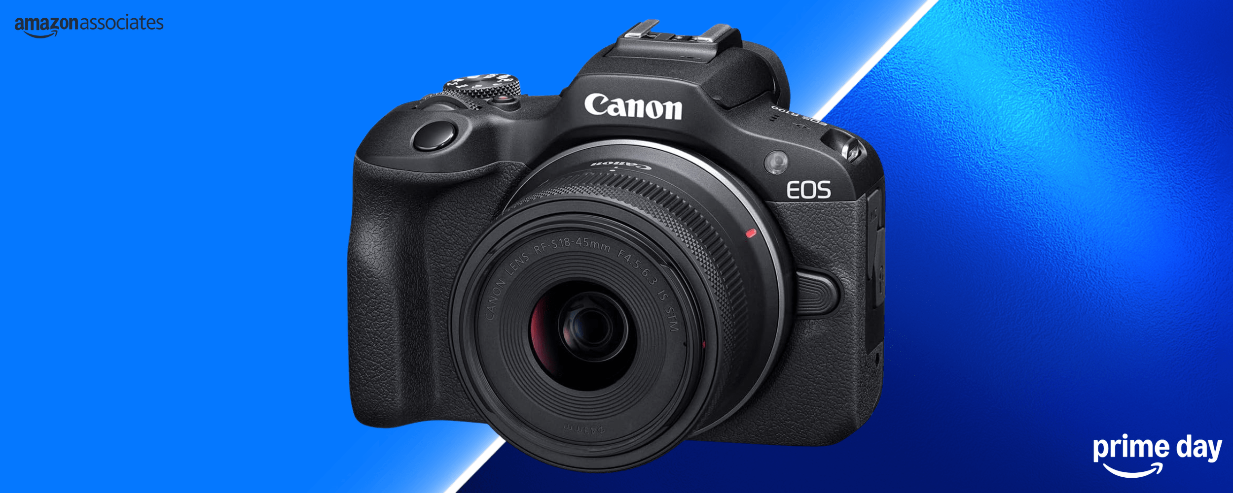 Canon EOS R100 with RF-S18-45mm lens for $549 (15 percent off)