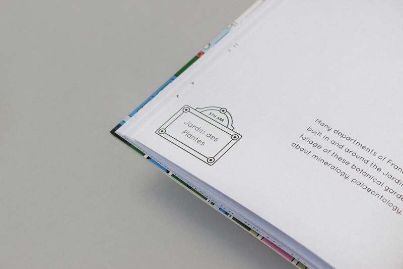 Lost in Paris Colouring book page close-up by The City Works
