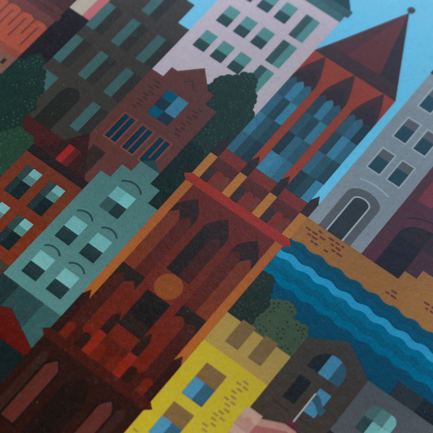 Utrecht Blockprint by The City Works