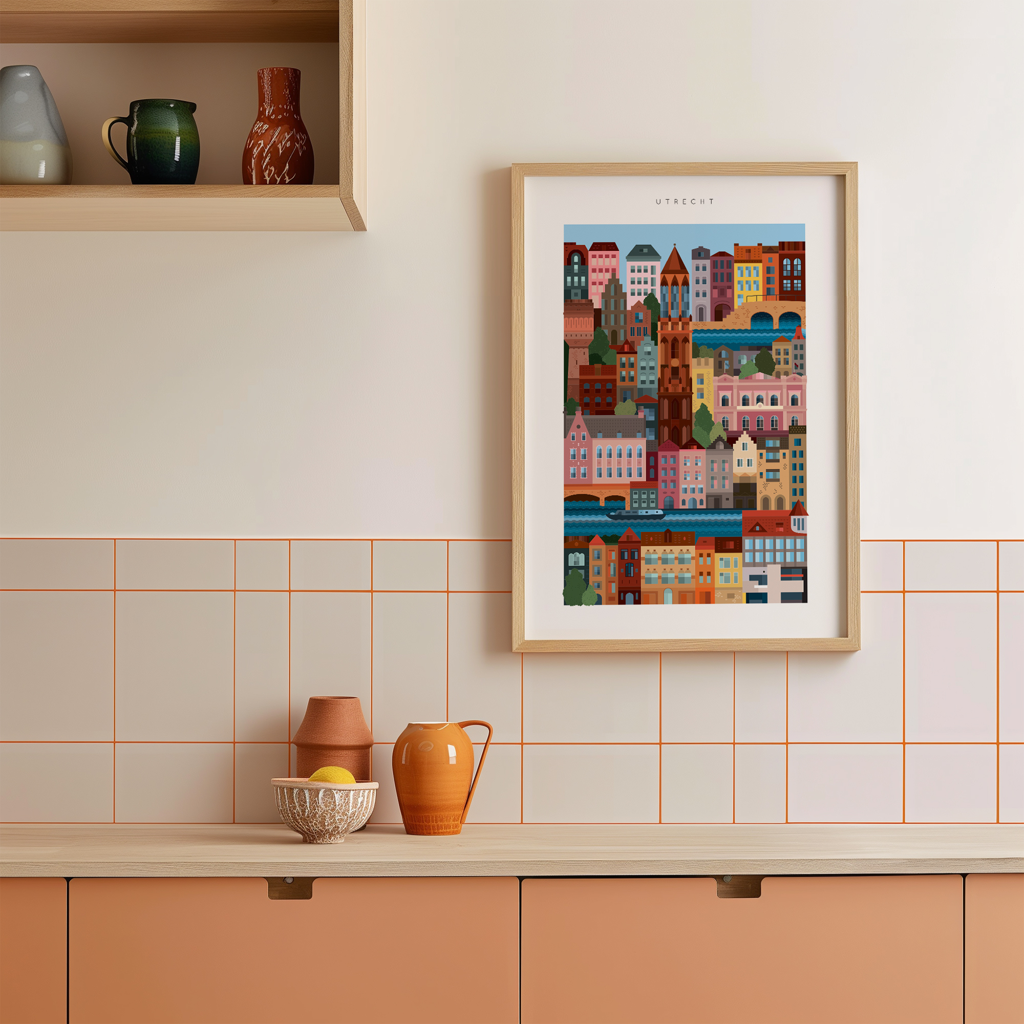 Utrecht Blockprint by The City Works