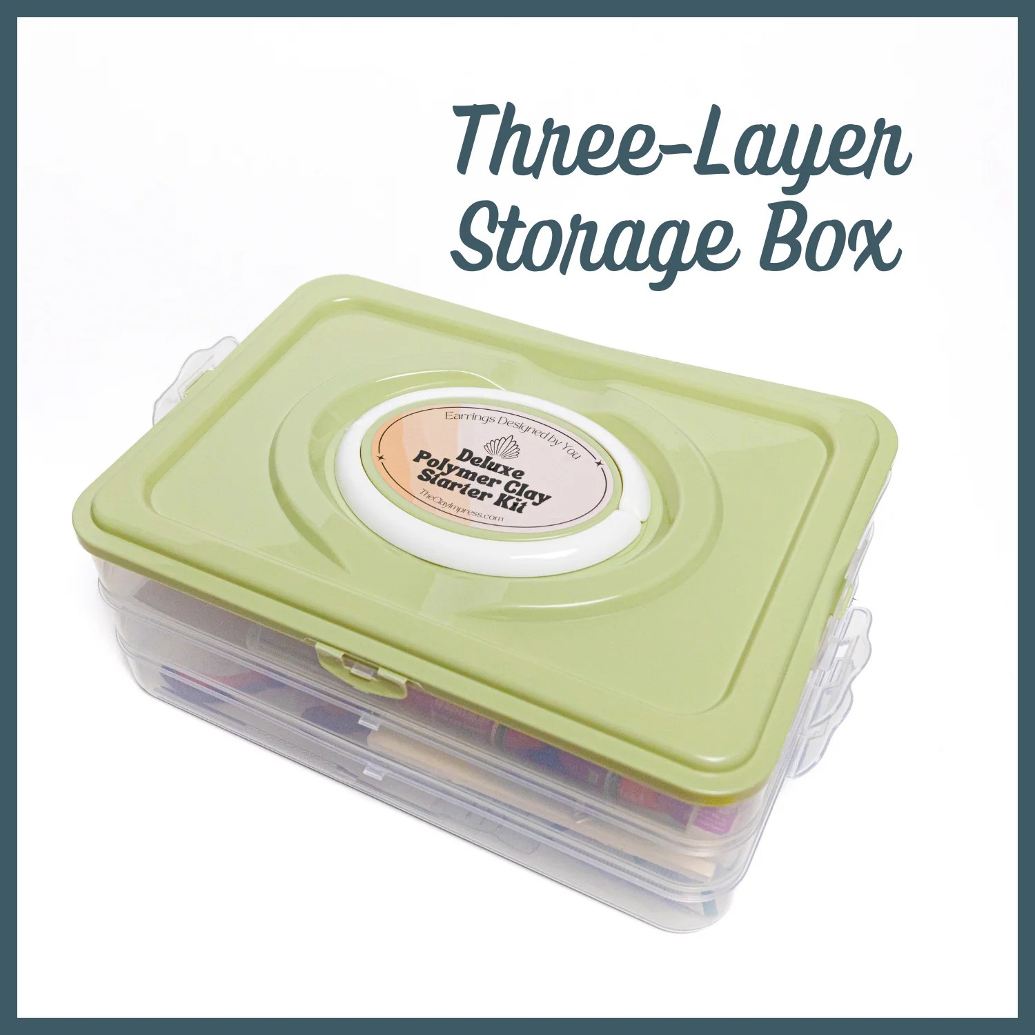 Deluxe Polymer Clay Starter Kit For Making Earrings The Clay Impress