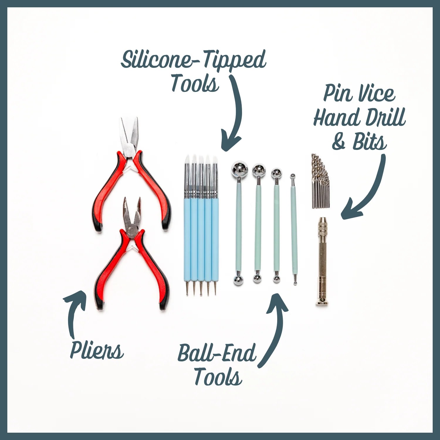 Deluxe Polymer Clay Starter Kit For Making Earrings The Clay Impress