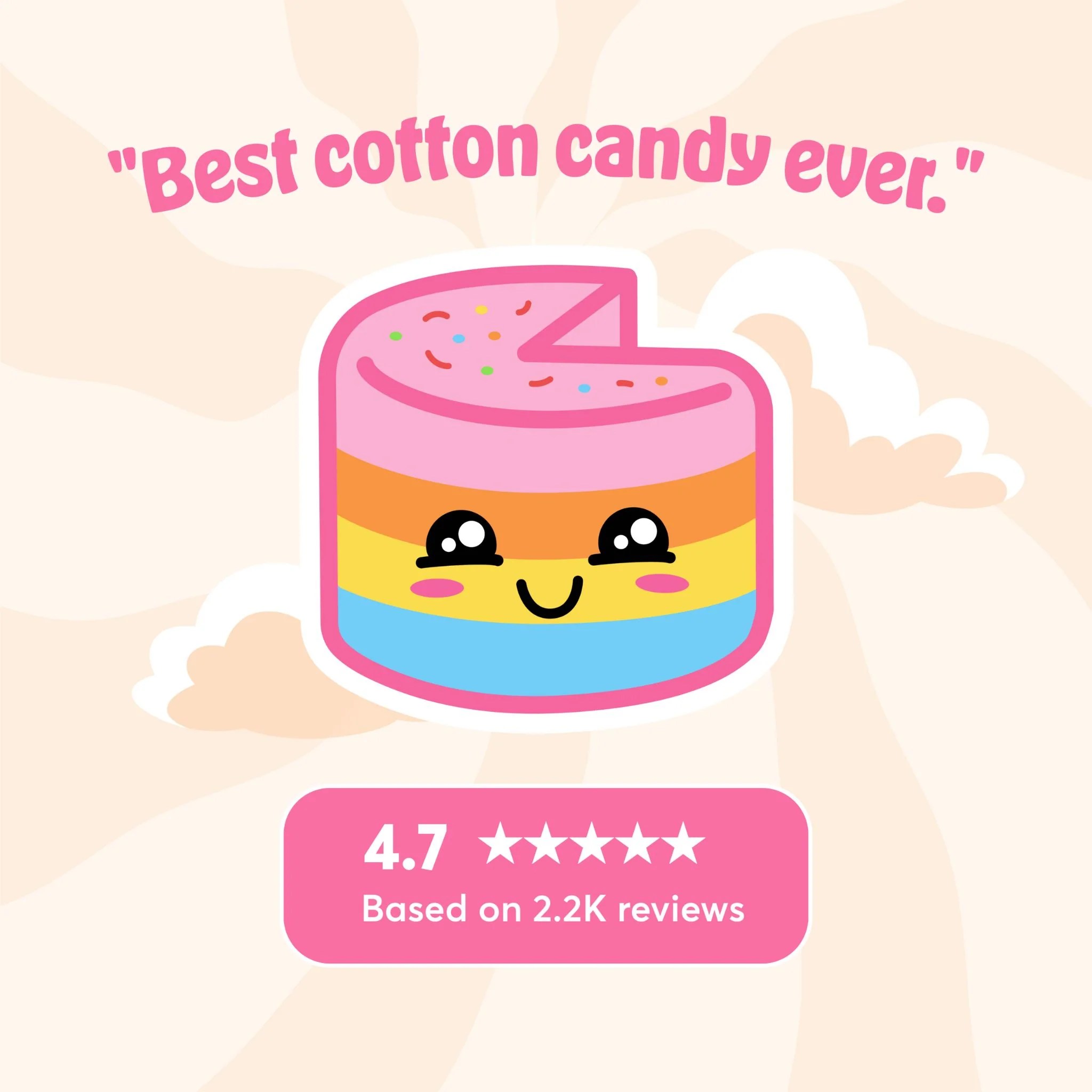 The Cloud Cake - Download Stunning Colorful Pattern | 8K