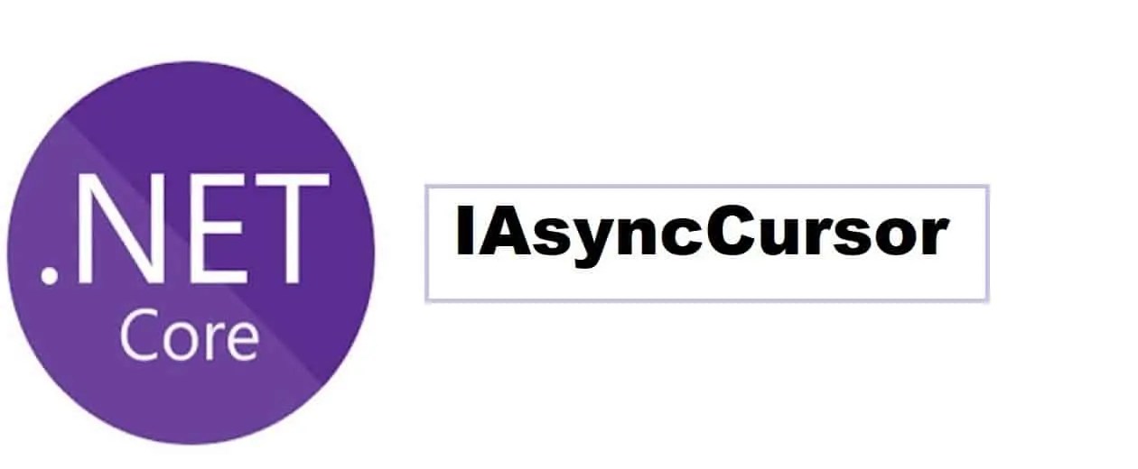 Iterate and Read using IAsyncCursor