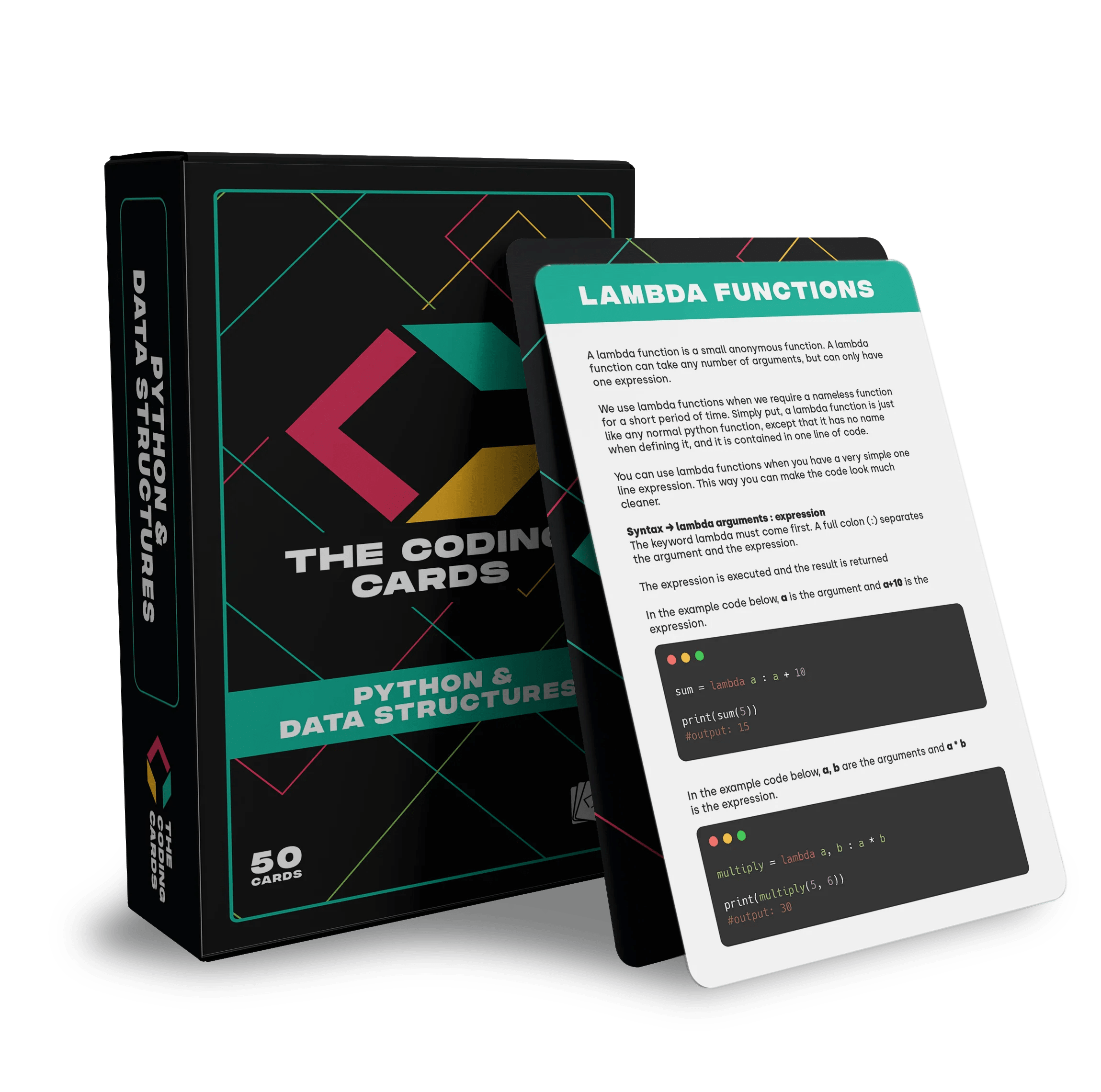 Python And Data Structure Flashcards The Coding Cards