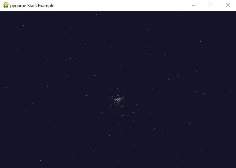 Analyze Pygame Example Project Star Py The Coding Fun - Amazing Nature Illustration - Desktop