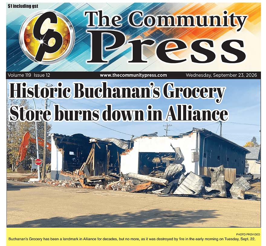 Historic Buchanan’s Grocery store burns down in Alliance – read the Sept 23 CP!