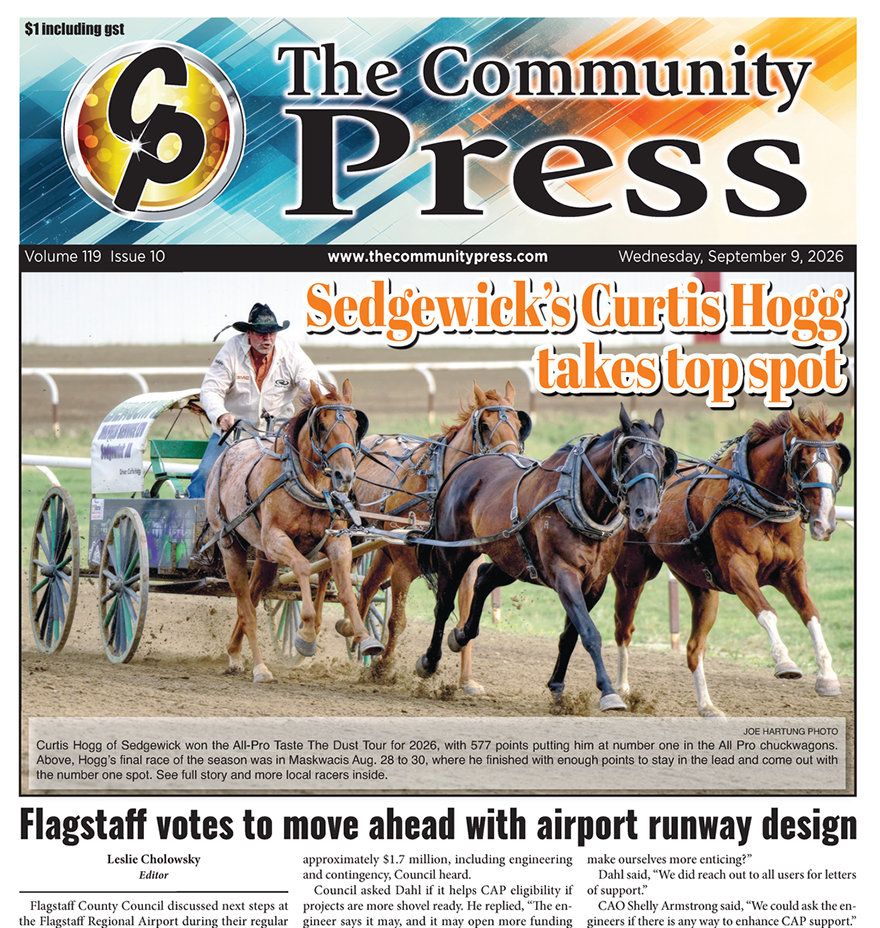 Sedgewick’s Curtis Hogg takes top spot – read the September 9 CP!