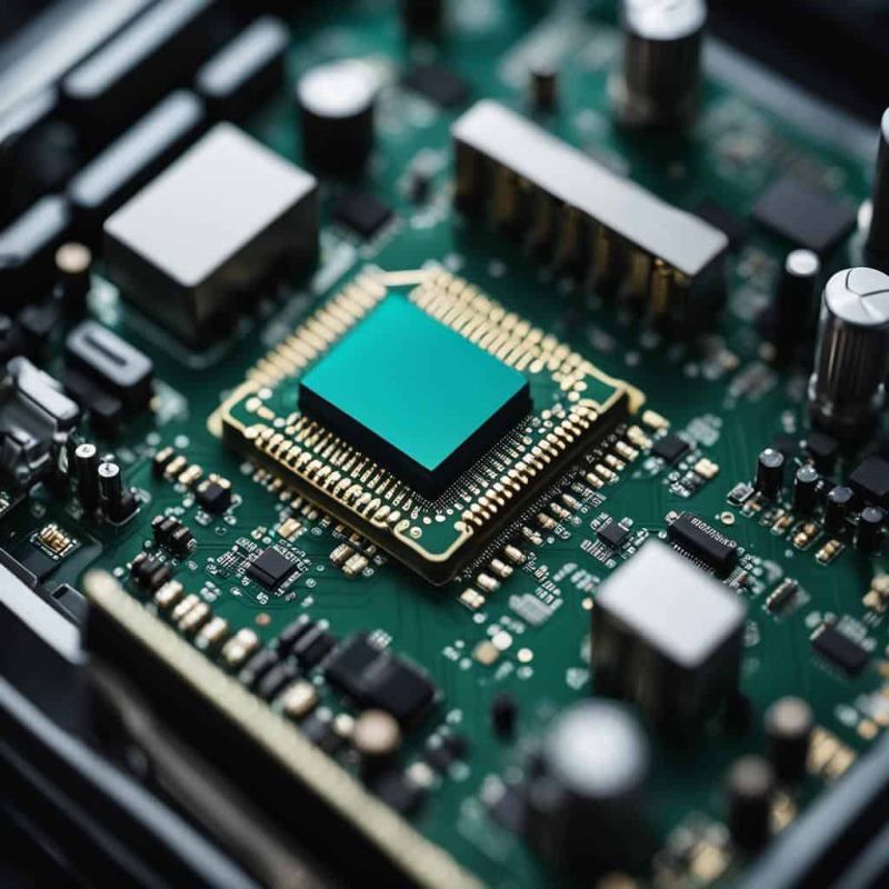 A Computer Processor Is Shown With Its Internal Components Visible - Artistic Full HD Geometric Backgrounds | Free Download