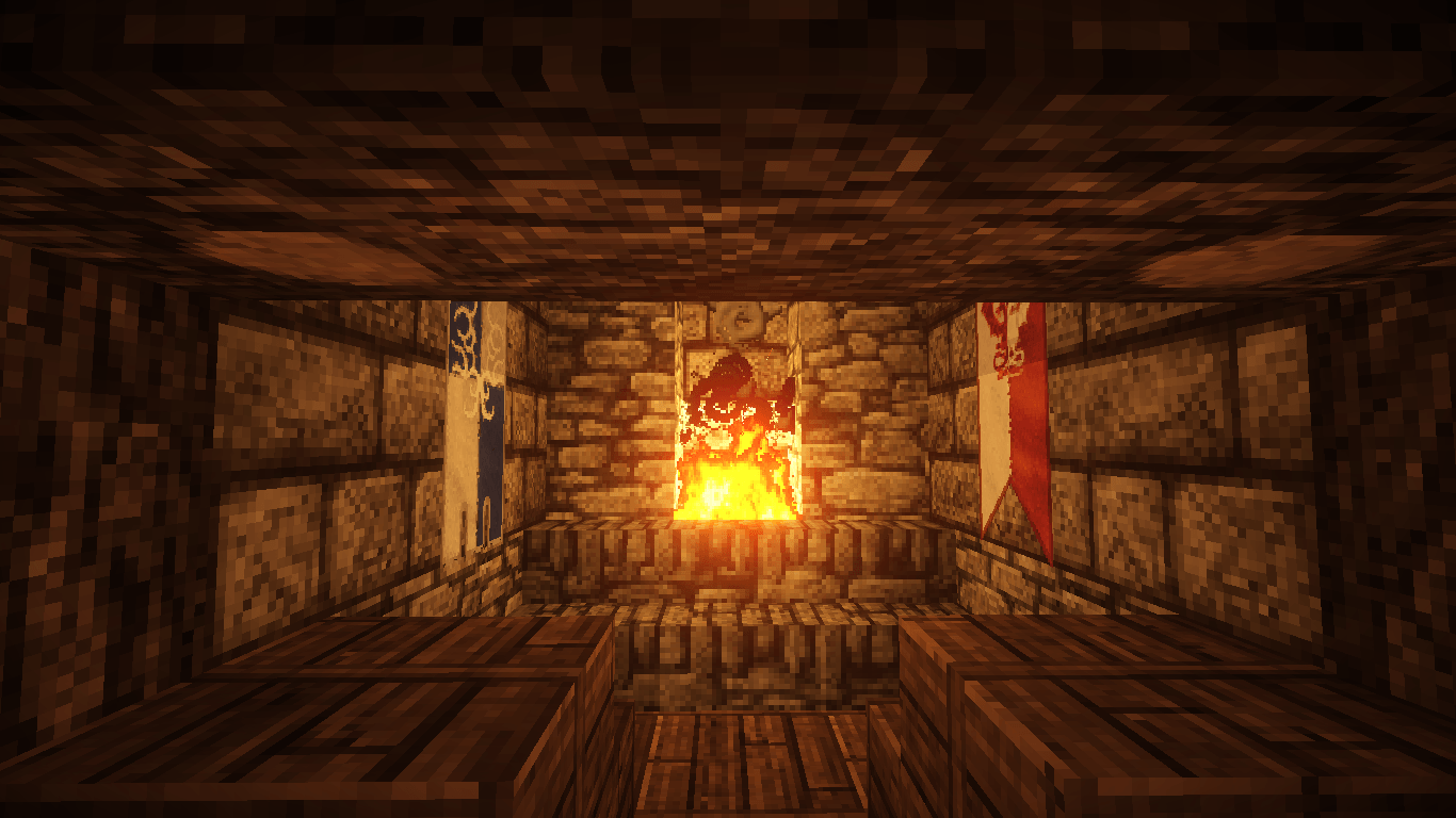 How To Make Modern Fireplace In Minecraft