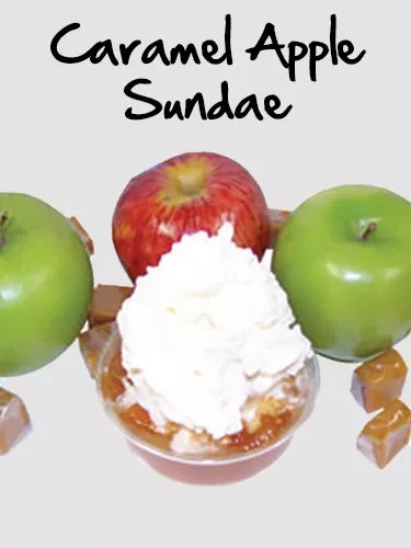 The Cone's Caramel Apple Sundae