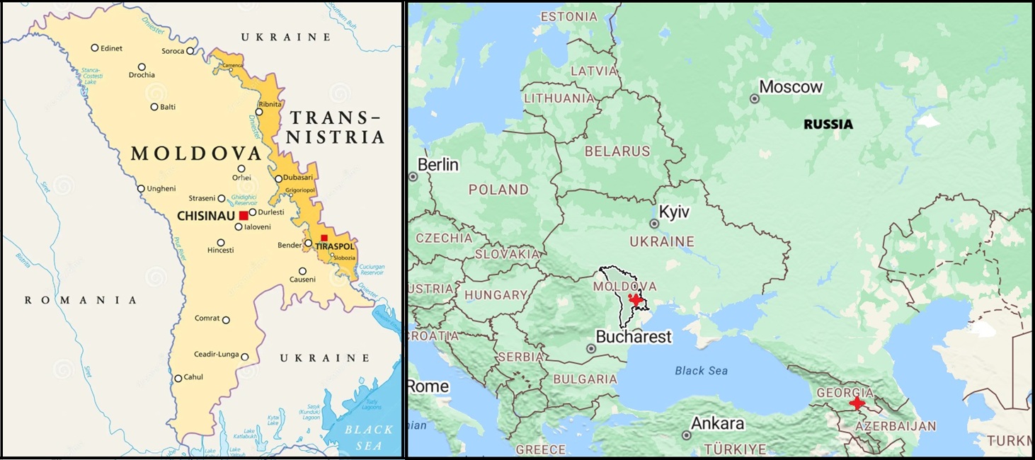Moldova Votes Today The NATO EU Influence And Potential Expanded War Moldova Map 3 