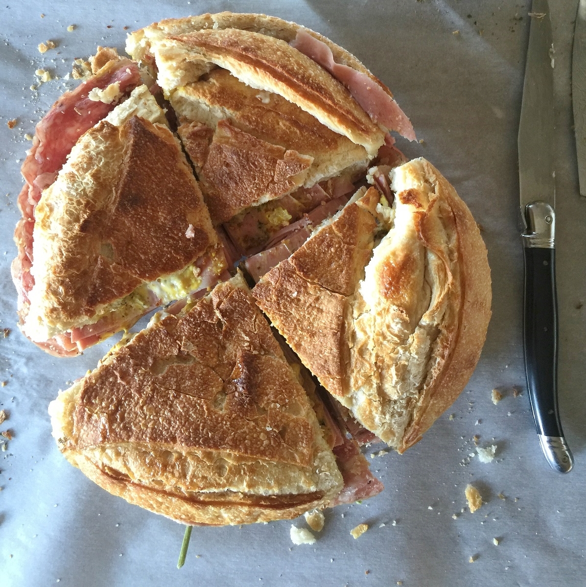 Cut in four (for large servings)