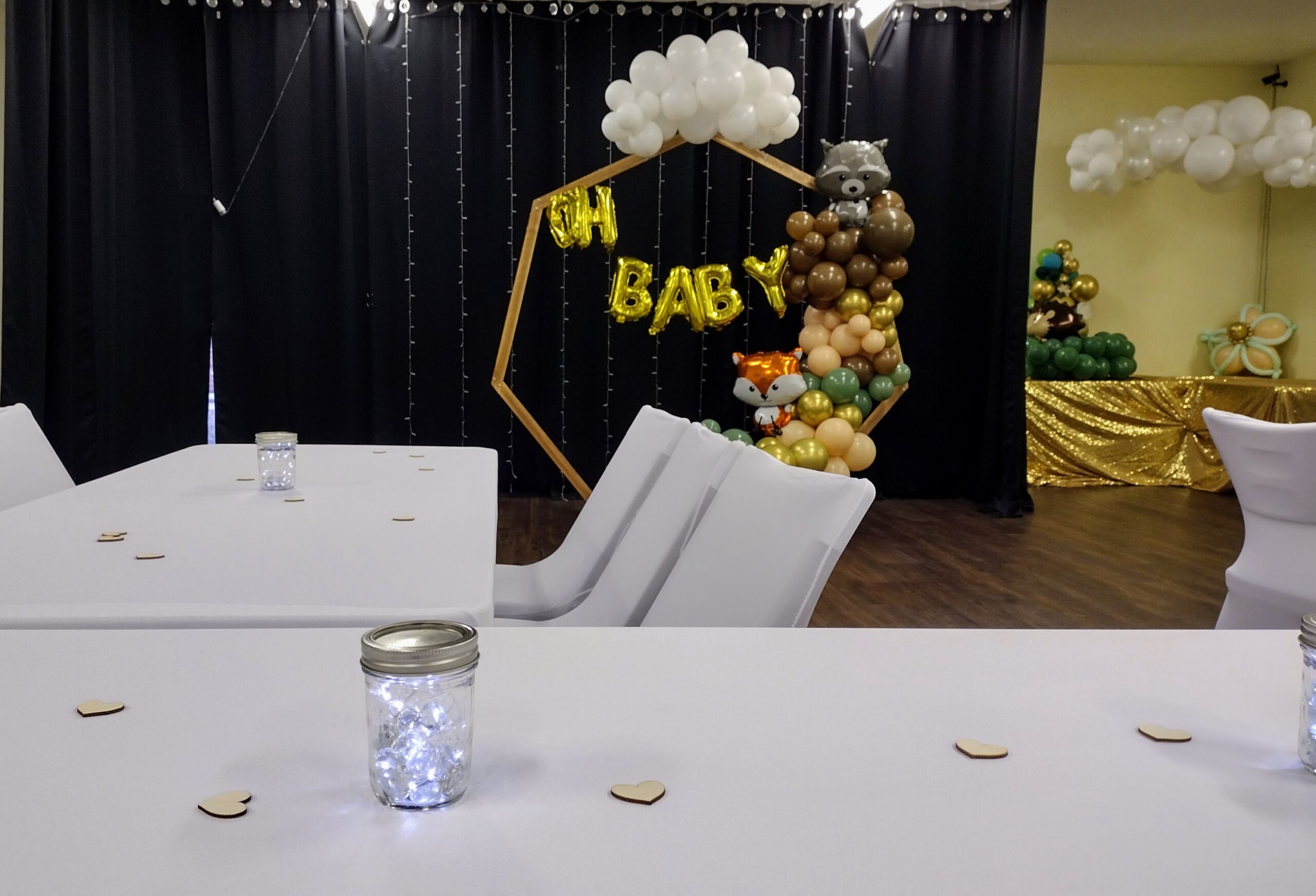 Baby Shower Premium Decor Package with Balloon Cloud Upgrade