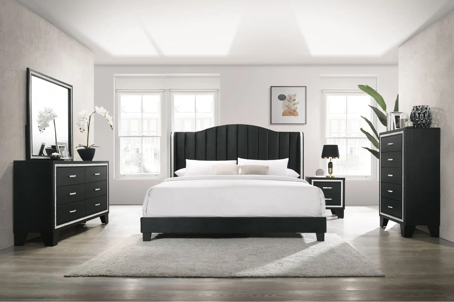 Black Queen Bed