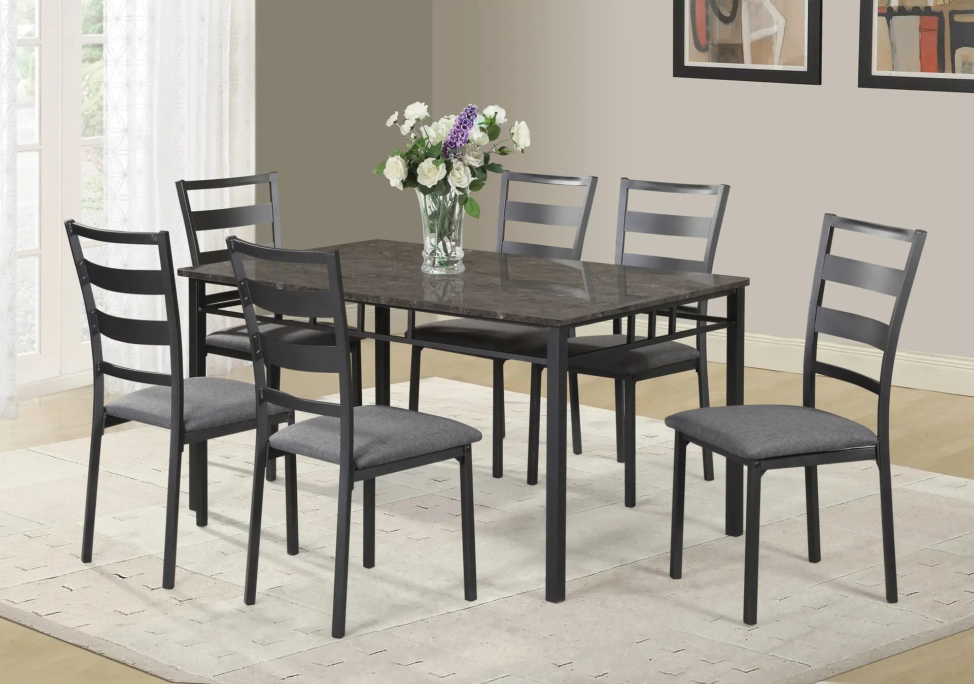 Table & 6 Side Chairs