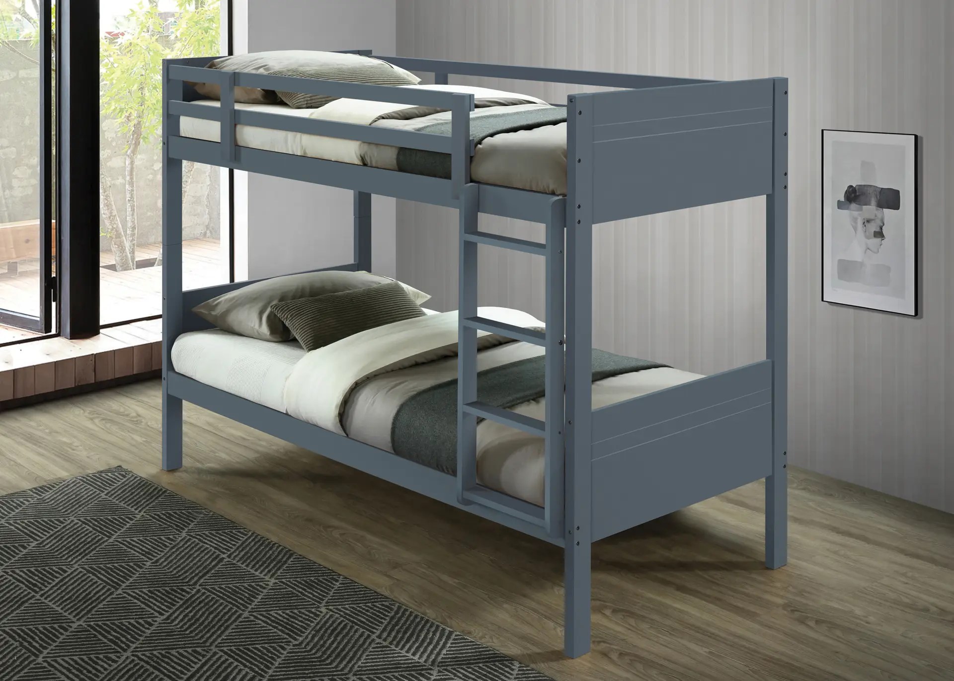 Twin / Twin Wood Bunkbed