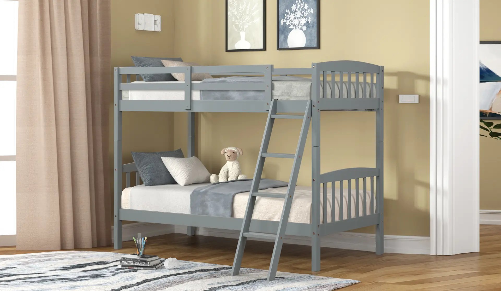 Twin / Twin Wood Bunkbed