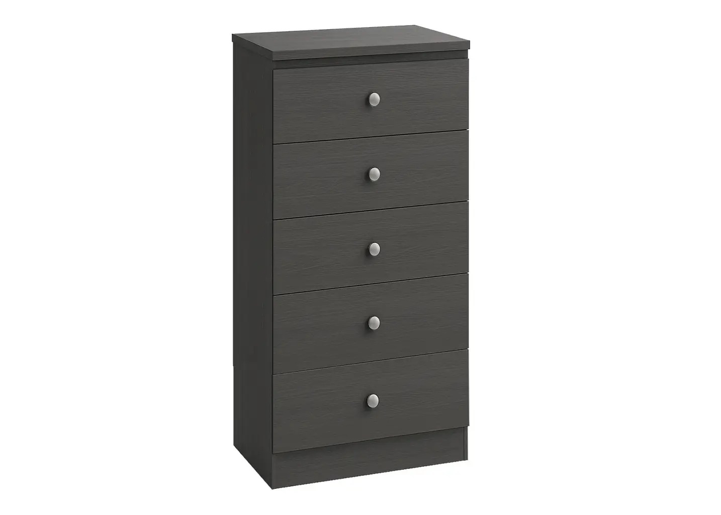 5 Drawer Chest Grey