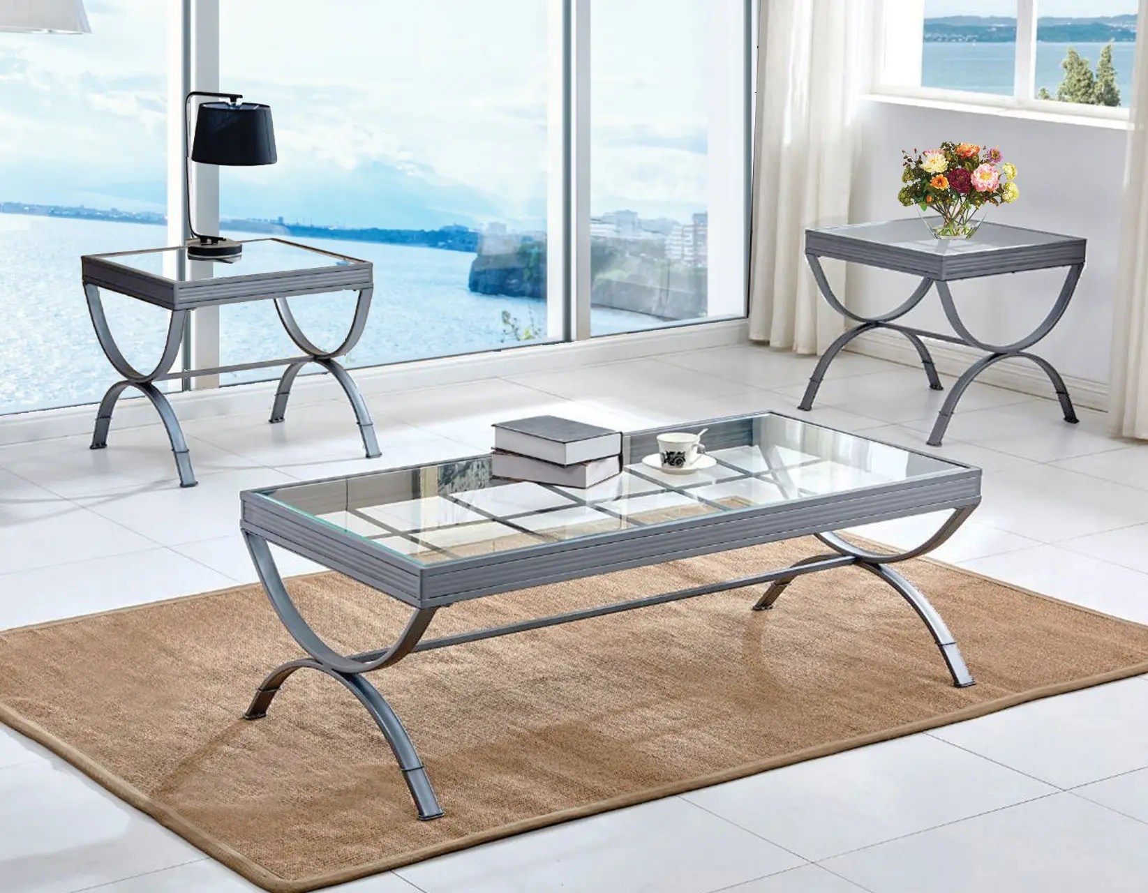 Cocktail & 2 End Tables
