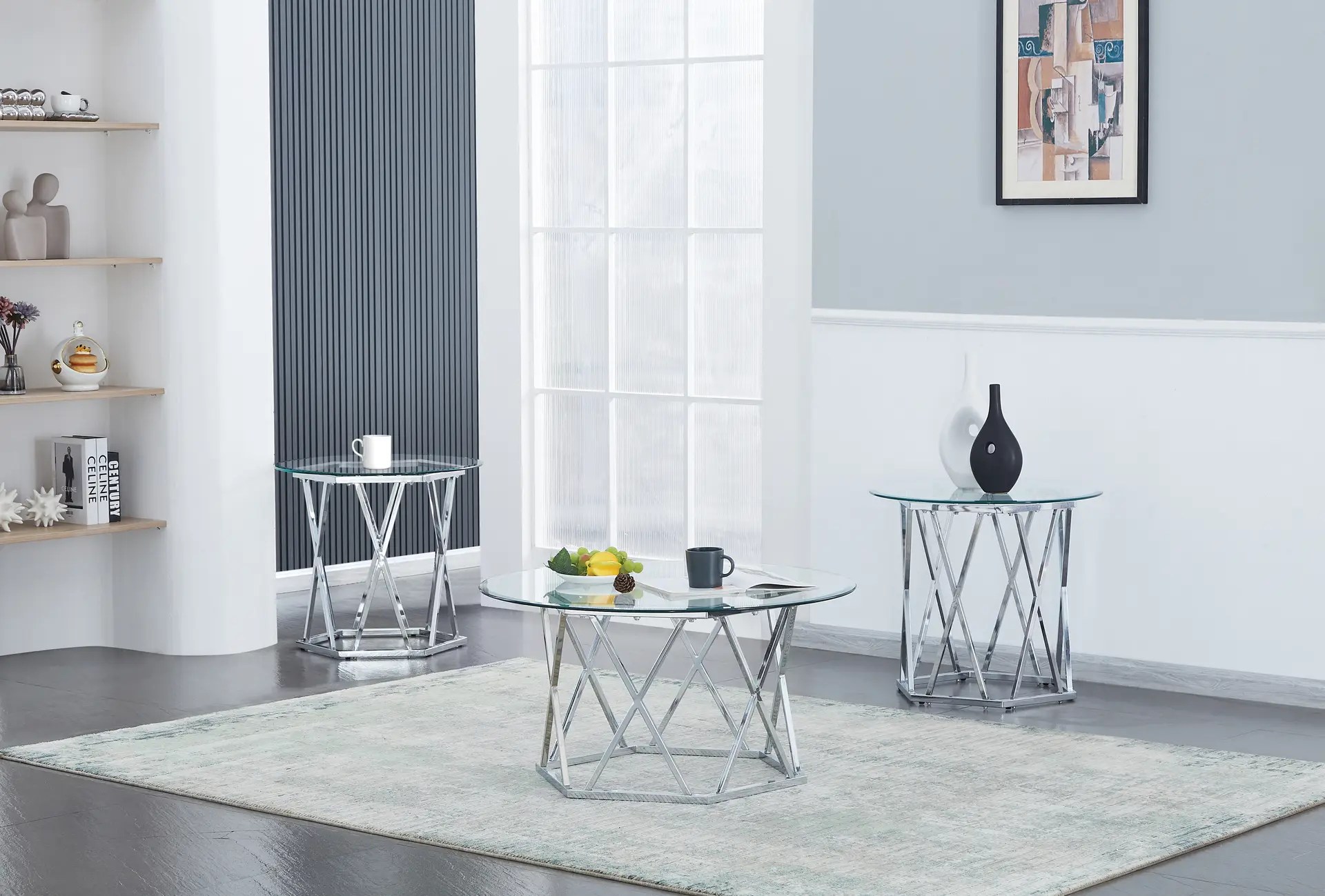 Cocktail & 2 End Tables