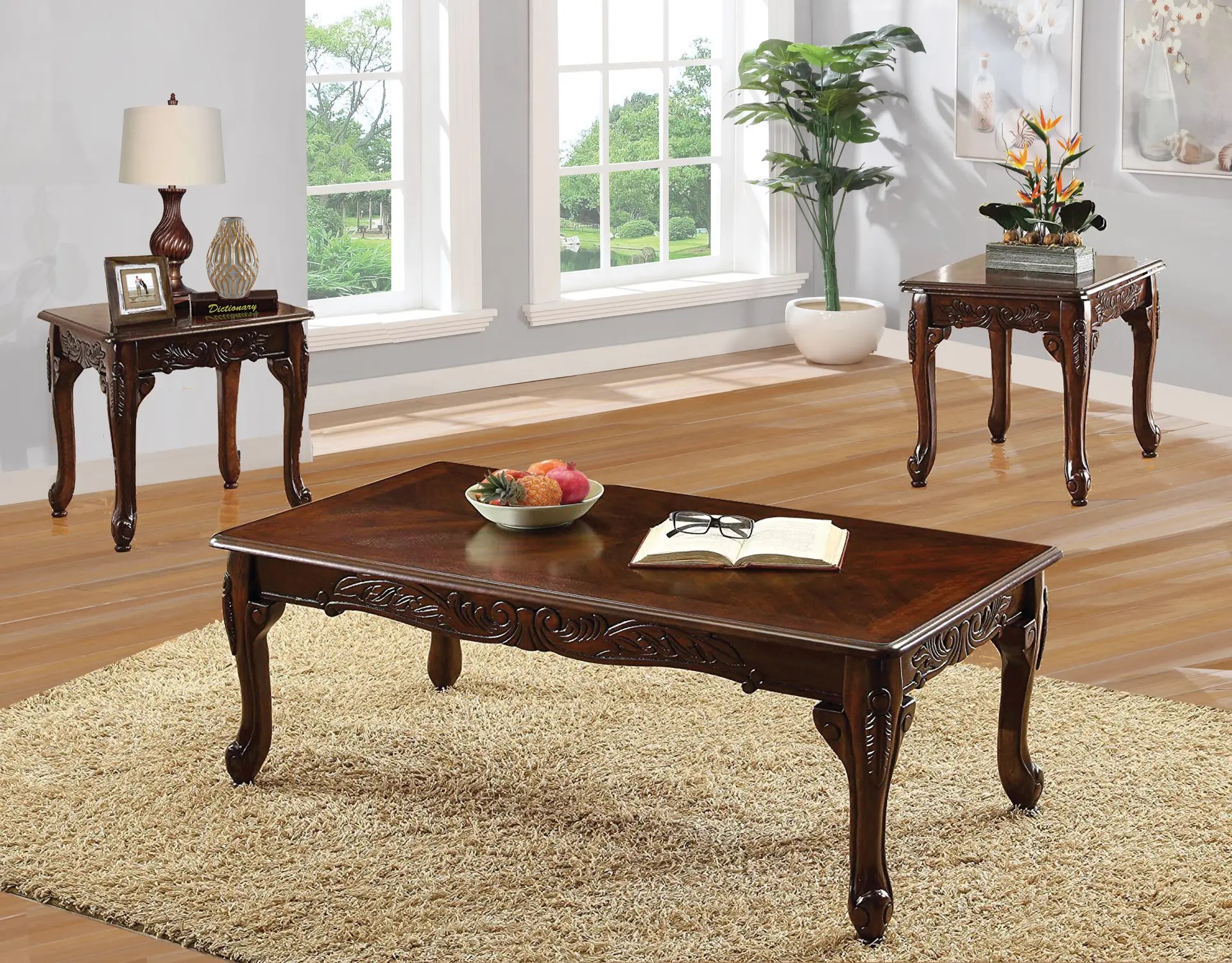 Cocktail & 2 End Tables