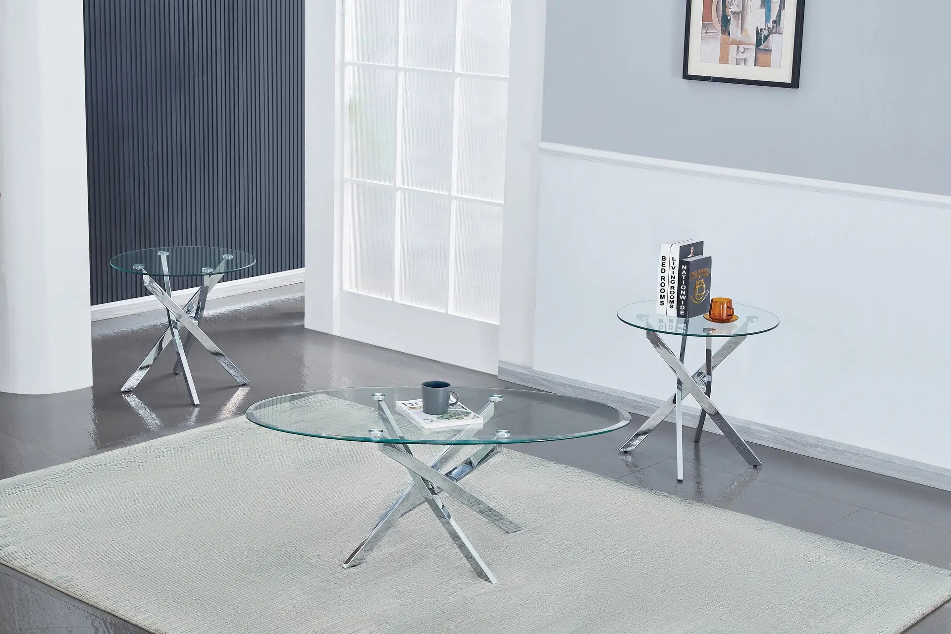 Cocktail & 2 End Tables