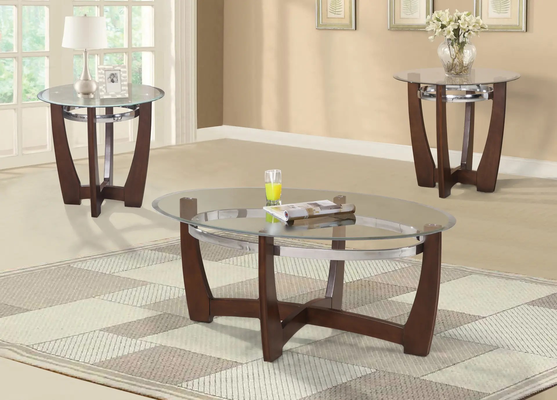Cocktail & 2 End Tables