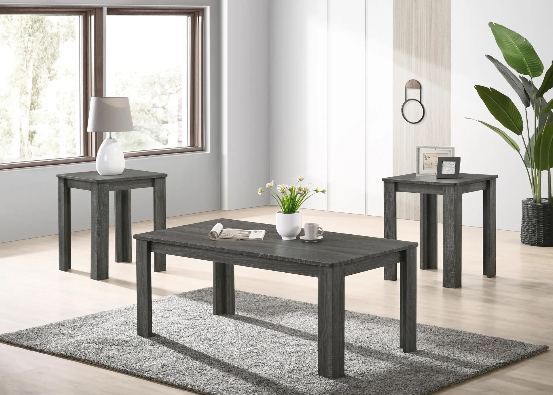 Cocktail & 2 End Tables