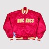 90’s Houston Rockets Red Satin Varsity Jacket