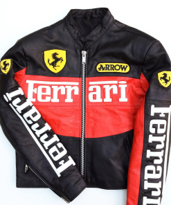 Ferrari Black and Red Racing Jacket