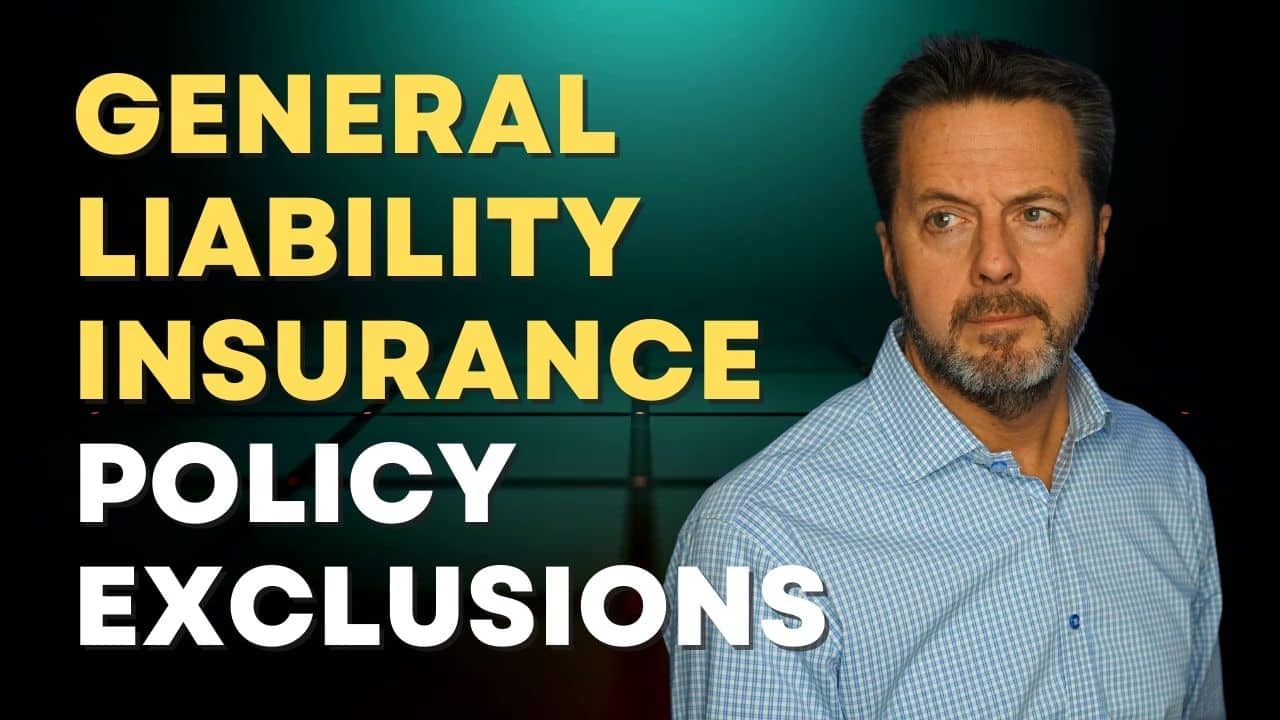 General liability insurance exclusions