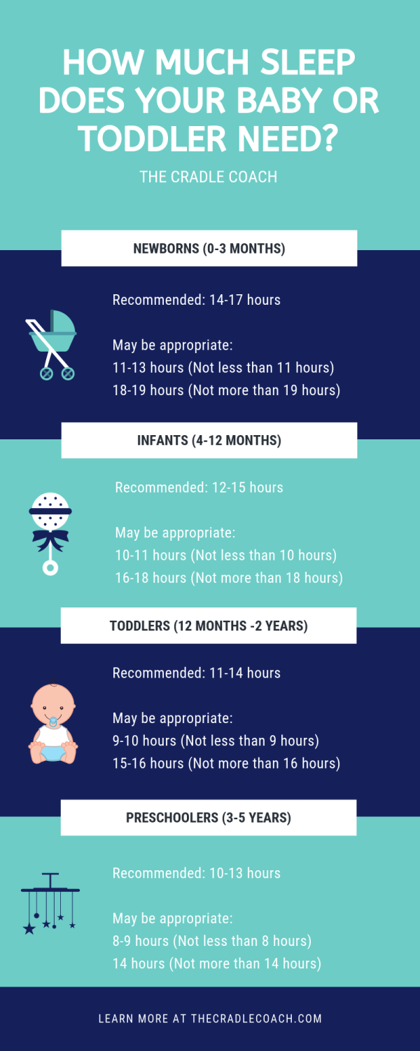 How Much Sleep Does Your Baby or Toddler Need? to The Cradle