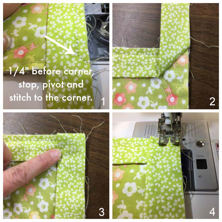 sewing quilt binding ends together