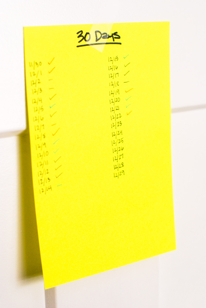 Healthy Check List