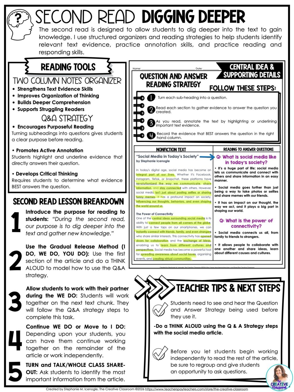 nonfiction reading strategies