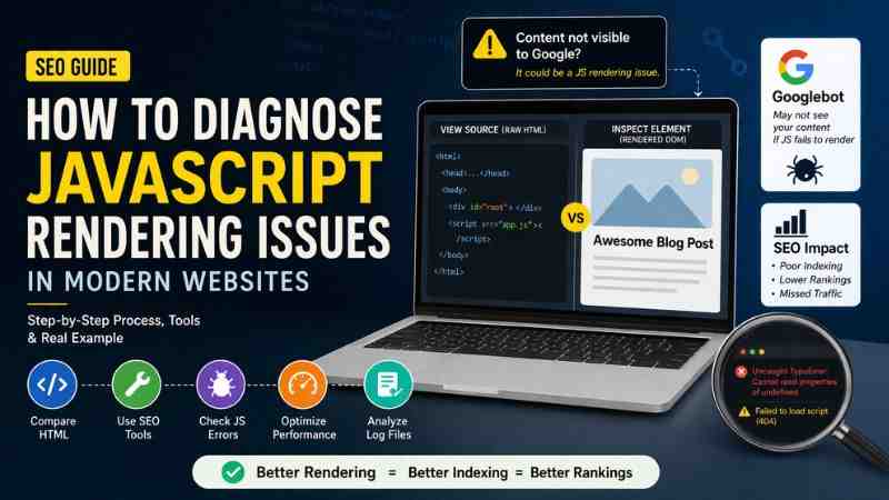Diagnose JavaScript Rendering Issues