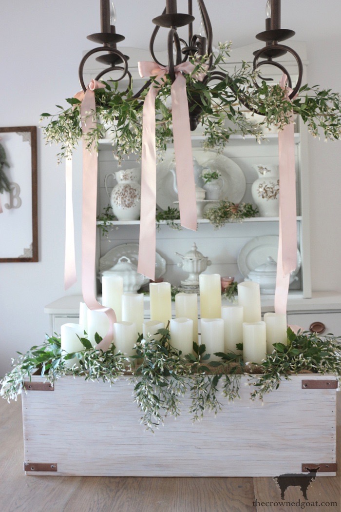 Quick and Easy Candle Centerpiece - The Crowned Goat
