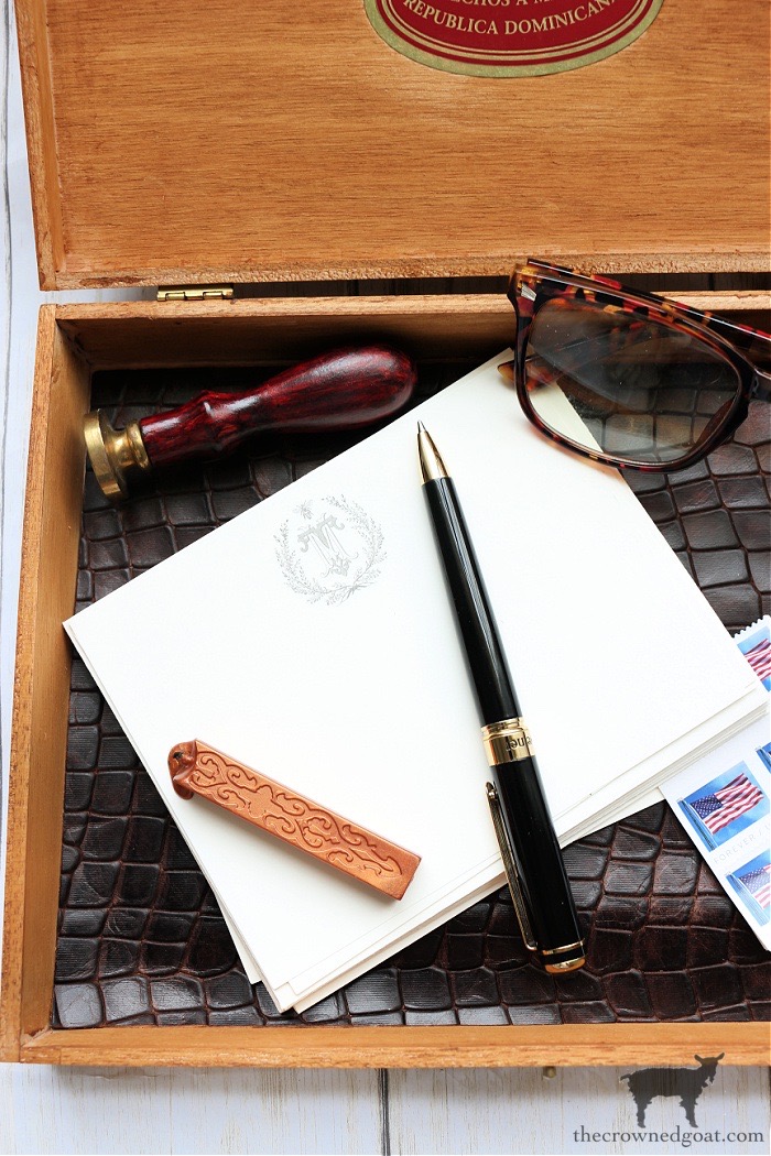 How to Refresh an Old Cigar Box-The Crowned Goat