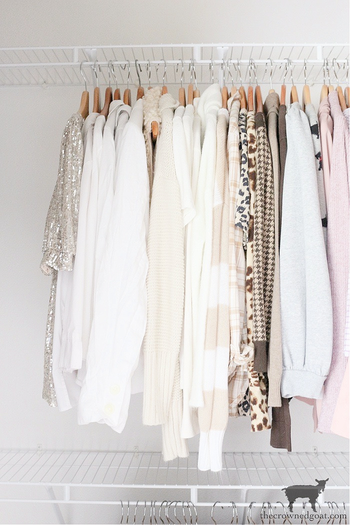 Closet Organization Tips-The Crowned Goat