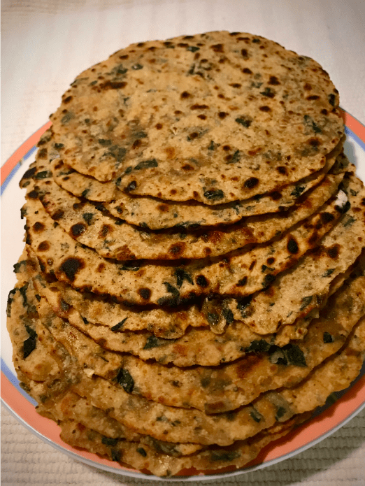 Kale Paratha Stack